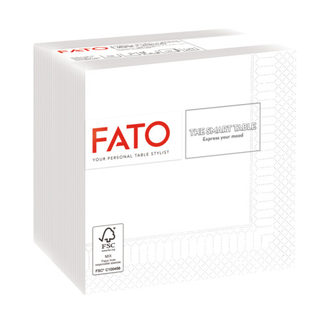 Tovaglioli piegati 2 veli Fato Smart Table pura …