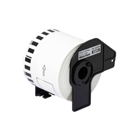 Nastro Q-Connect compatibile Brother DK-22246 carta bianca a lunghezza continua 103 mm x 30,48 m - KF10954