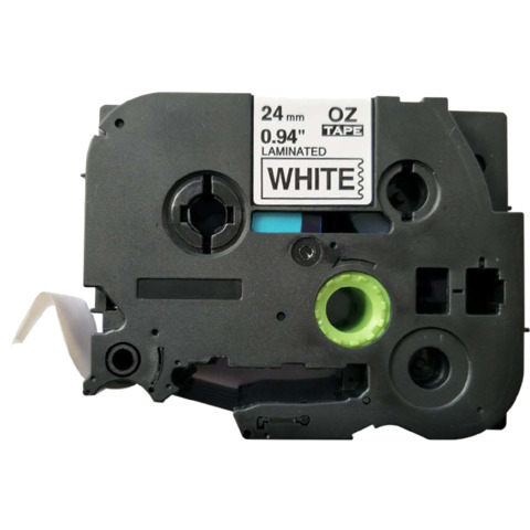 Nastro Q-Connect compatibile Brother TZe-251 - 24 mm x 8 m nero/bianco - KF18799