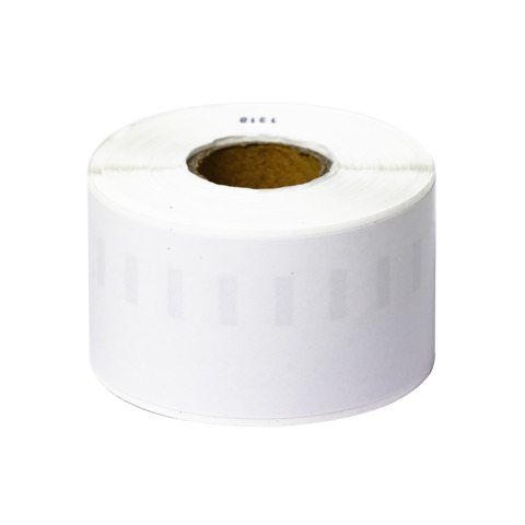 Nastro Q-Connect compatibile con etichettatrici Dymo per registratori 190x38 mm - rotolo 110 et. - KF18542