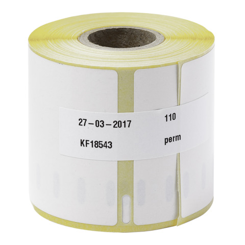 Nastro Q-Connect compatibile con etichettatrici Dymo per registratori 190x59 mm - rotolo 110 et. - KF18543