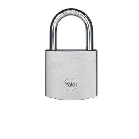 Lucchetto in ottone cromato Yale - 40 mm - YY120B/40/125/1