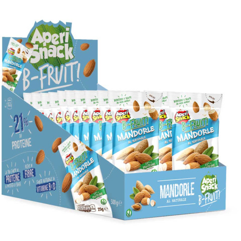 Mandorle naturali AperiSnack B-FRUIT monoporzione da 25 g …