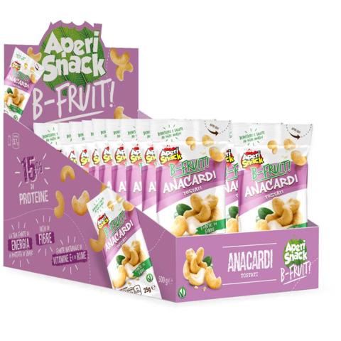 Anacardi tostati AperiSnack B-FRUIT monoporzione da 25 g …