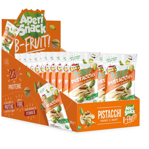 Pistacchi tostati e salati AperiSnack B-FRUIT monoporzione da …
