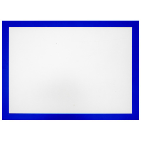 Tasche magnetiche A4 in PVC Q-Connect con cornice - blu - conf. 2 pz - KF11515
