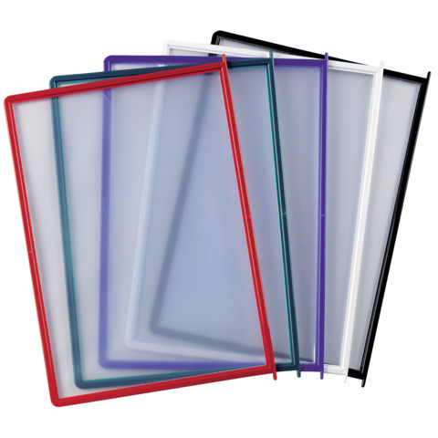 Tasche per leggio A4 Q-Connect Quickfind colori assortiti - conf. 10 pz - KF04599