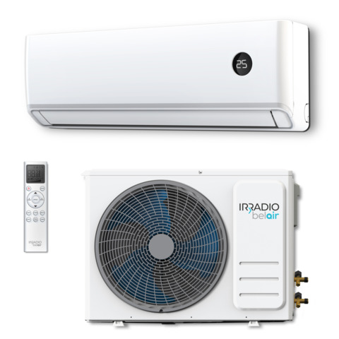 Condizionatore con pompa di calore R32 unità interna + unità esterna Irradio Belair Alastor 9 - 9.000 BTU - 119992000