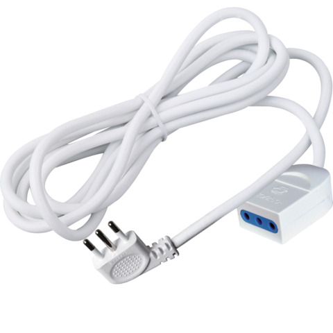 Prolunga elettrica MKC con spina salvaspazio 90° 10A - 10 m - 492517392