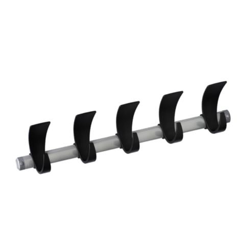 Appendiabito murale Medial Elisa in metallo grigio-nero 5 …