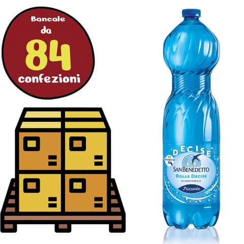 Bancale 84 confezioni da 6 bottiglie da 1,5 …