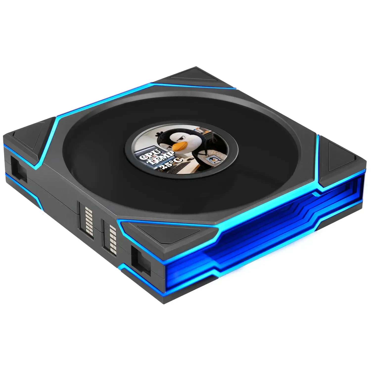 Lian Li UNI FAN TL LCD FLEX Wireless 120mm Reverse- ARGB, Display LCD 1.8" e Controllo Flessibile - Nero