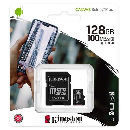 KINGSTON MEM. CARD SDCS2-MICRO 128GB CANVAS SELECT PLUS …