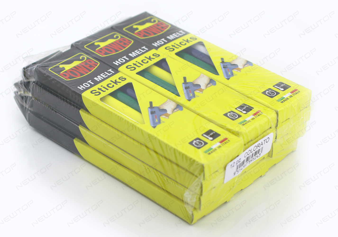 HOT MELT STICKS 11MM MIX 4X12PZCF