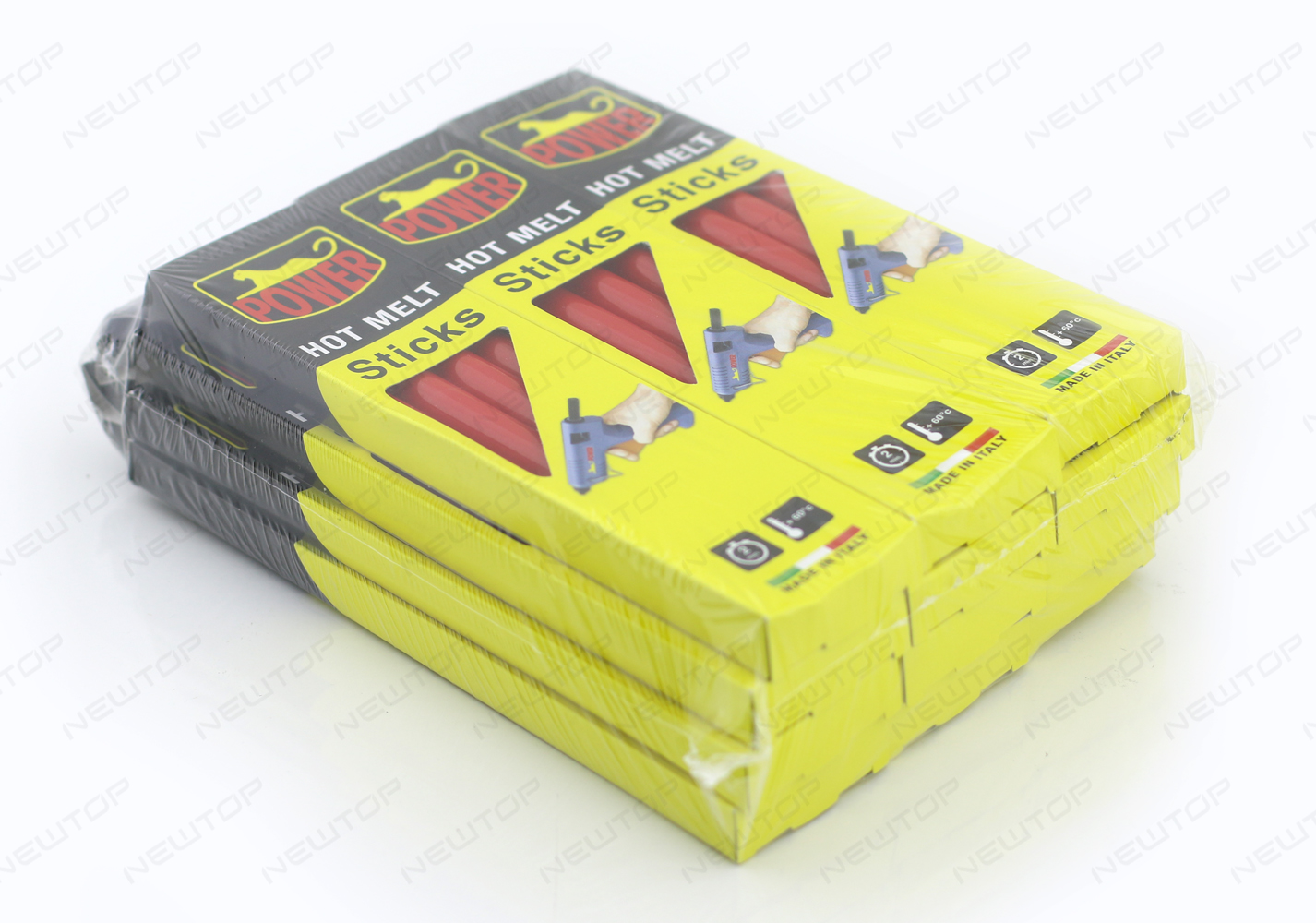 HOT MELT STICKS 11MM ROSSO 4X12PZCF