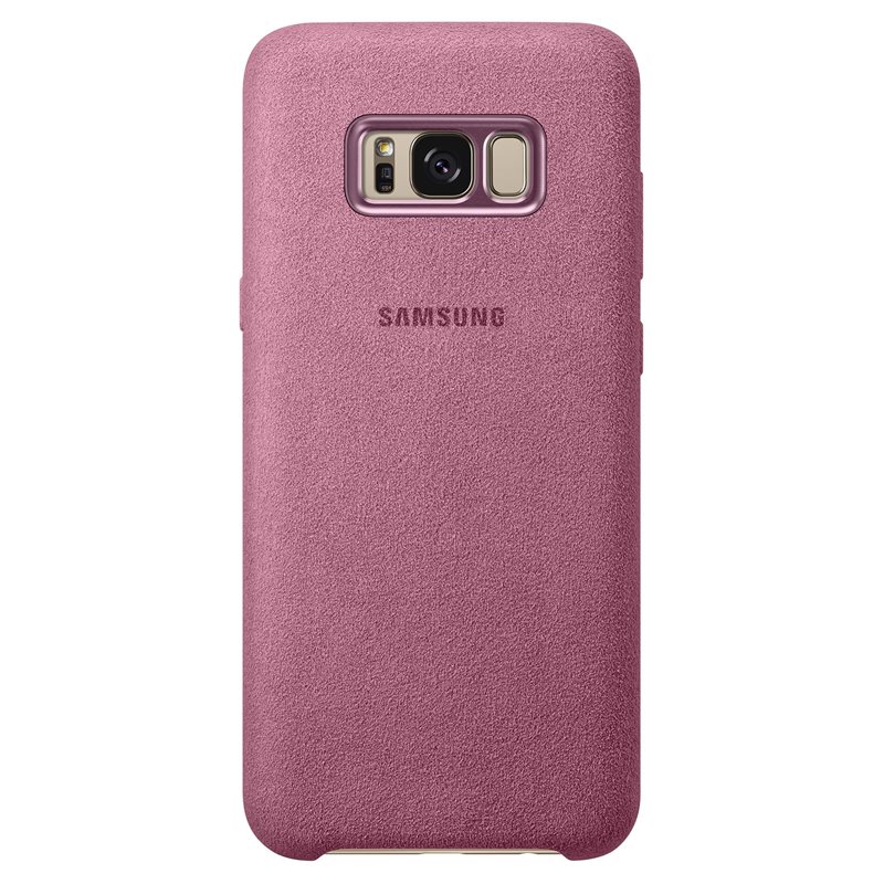 SAMSUNG ALCANTARA COVER GALAXY S8+ PINK