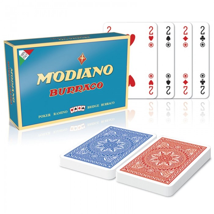 MODIANO CARTE DA GIOCO BURRACO EXTRA DUE MAZZI …