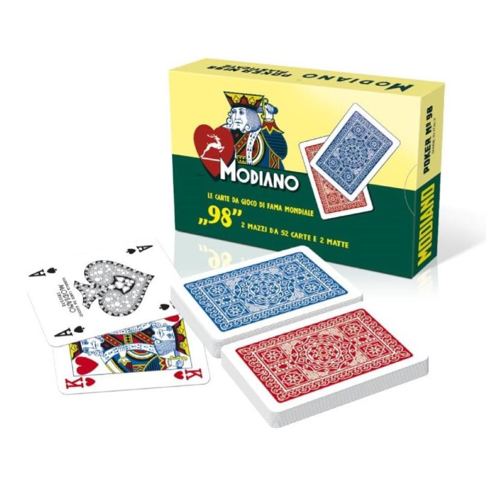 MODIANO CARTE DA GIOCO RAMINO 98 DUE MAZZI …