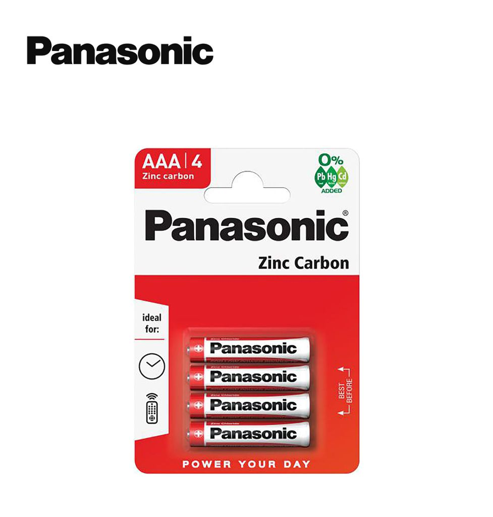 PANASONIC PILA ZINC CARBON AAA BL4