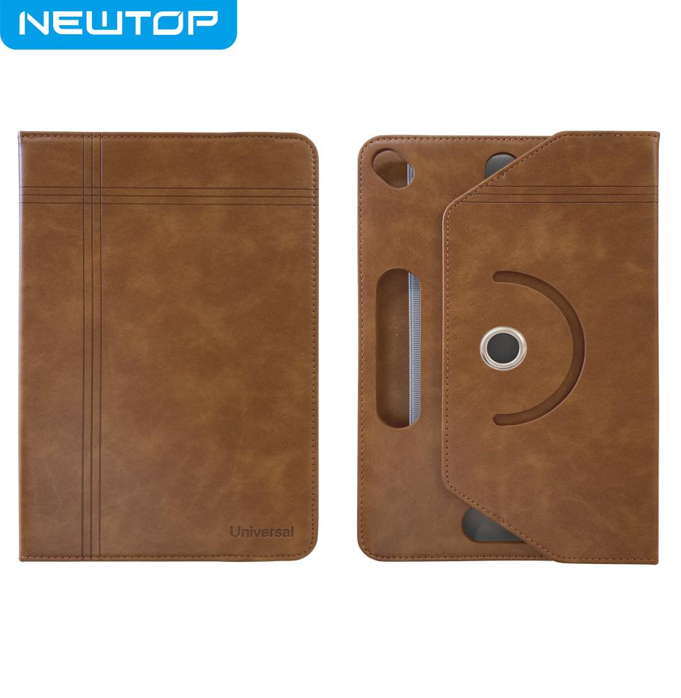 NEWTOP COVER TABLET UNIVERSALE IN PELLE PU RUOTABILE …