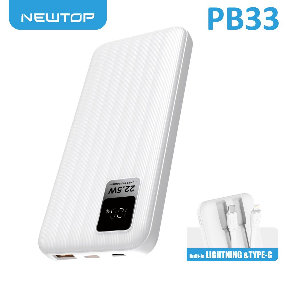 NEWTOP PB33 POWER BANK 22.5W FAST CHARGING CON …