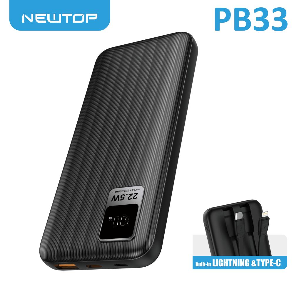 NEWTOP PB33 POWER BANK 22.5W FAST CHARGING CON …