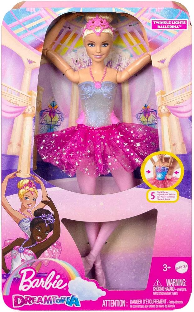 BARBIE Dreamtopia - Bambola Ballerina Magica con Coroncina …