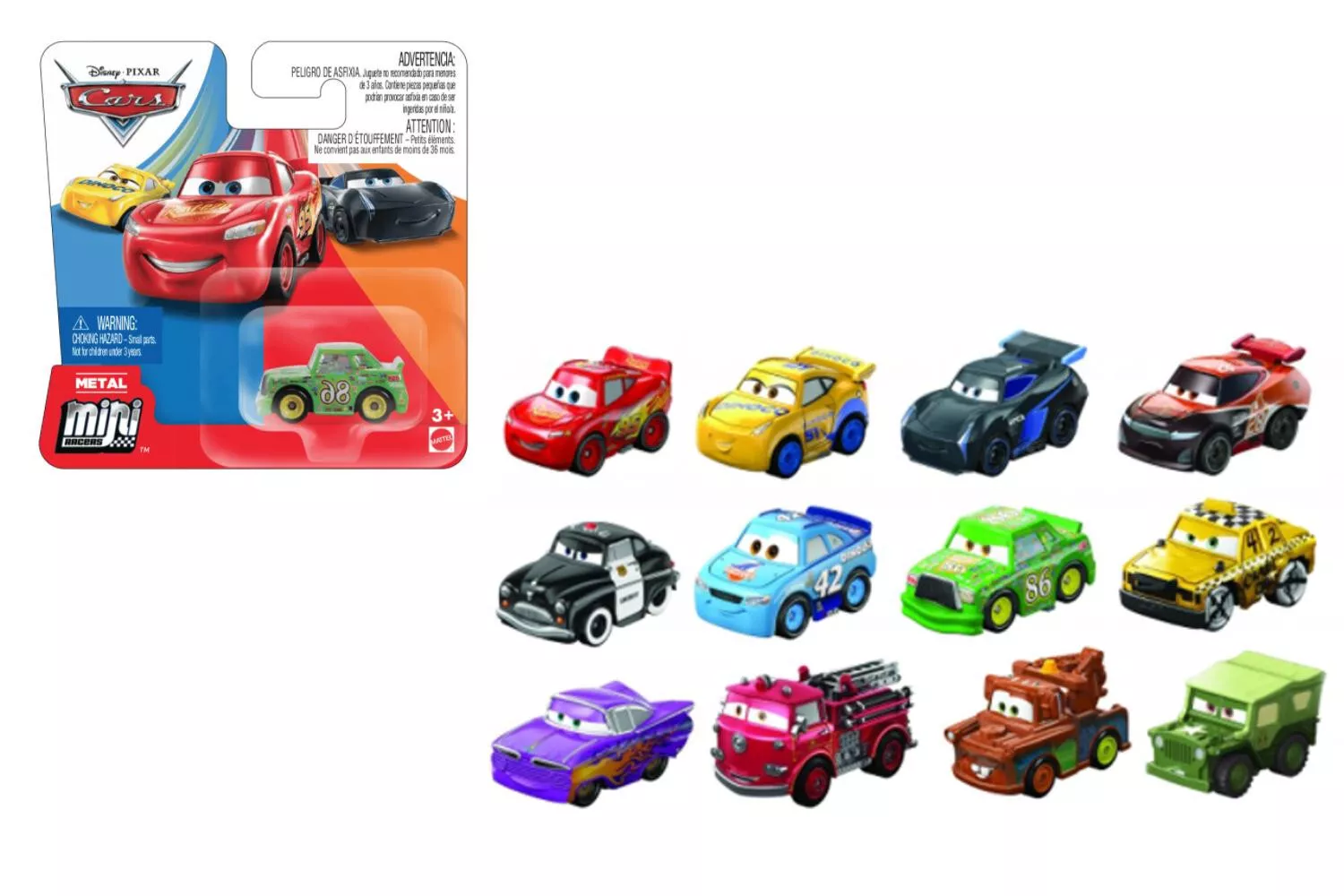 CARS MINI RACERS BLISTER AST.36PZ GKF65