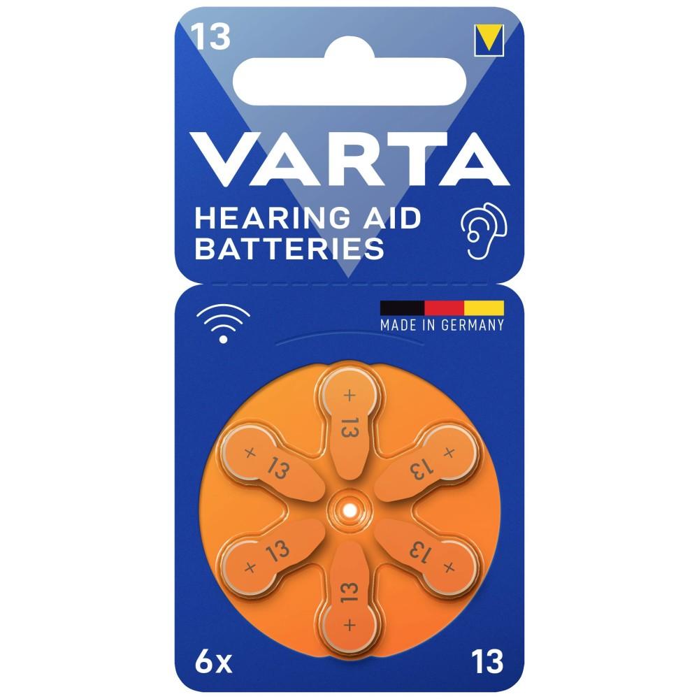 VARTA HEARING AID BATTERIES ACUSTICHE 13X6 BL1
