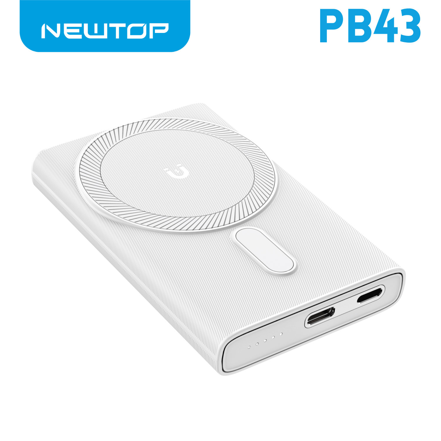 NEWTOP PB43 STAND POWER BANK CON MAGSAGE 5000MAH …
