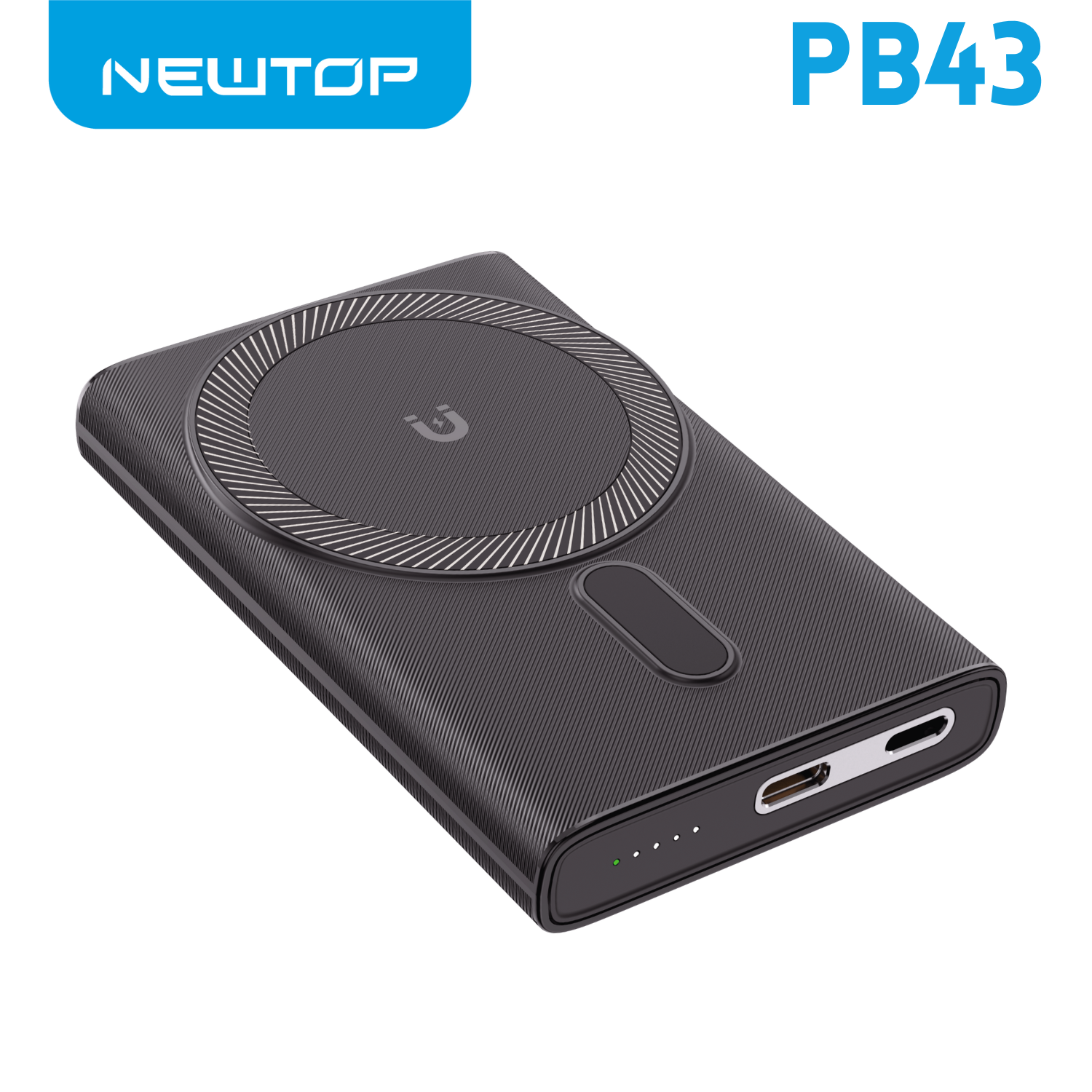 NEWTOP PB43 STAND POWER BANK CON MAGSAGE 5000MAH …