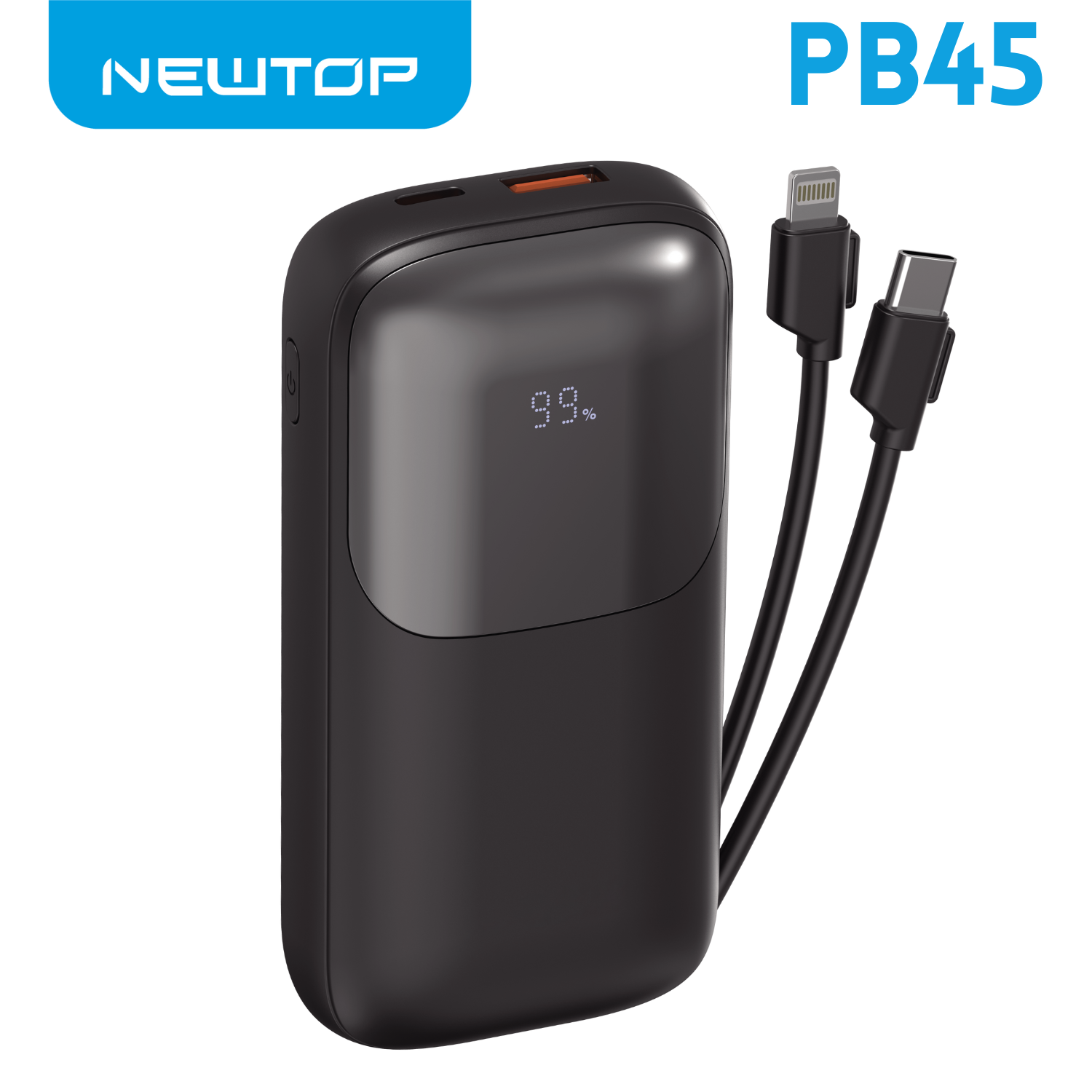 NEWTOP PB45 POWER BANK DA 22.5W CON CAVI …