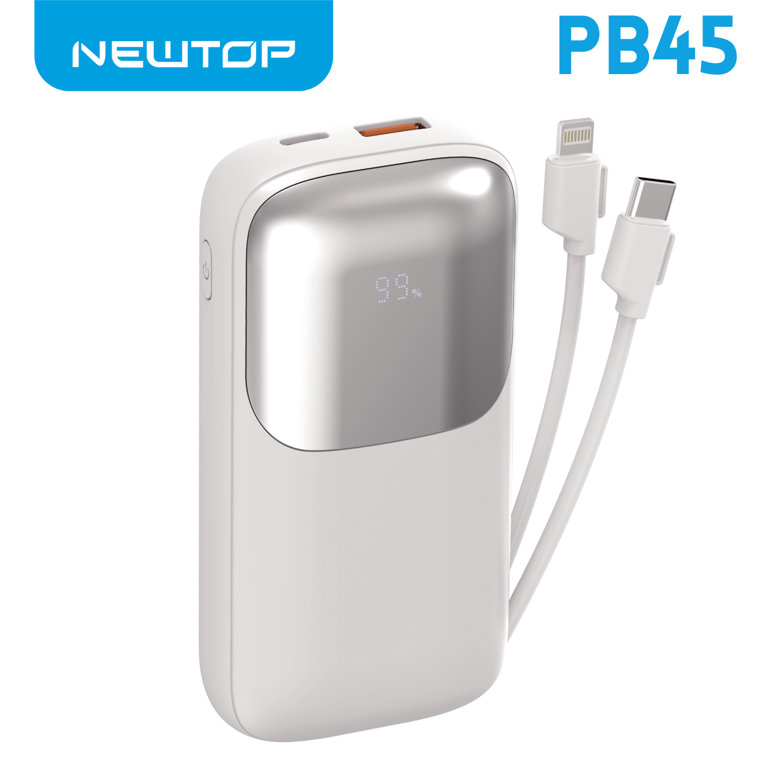 NEWTOP PB45 POWER BANK DA 22.5W CON CAVI …