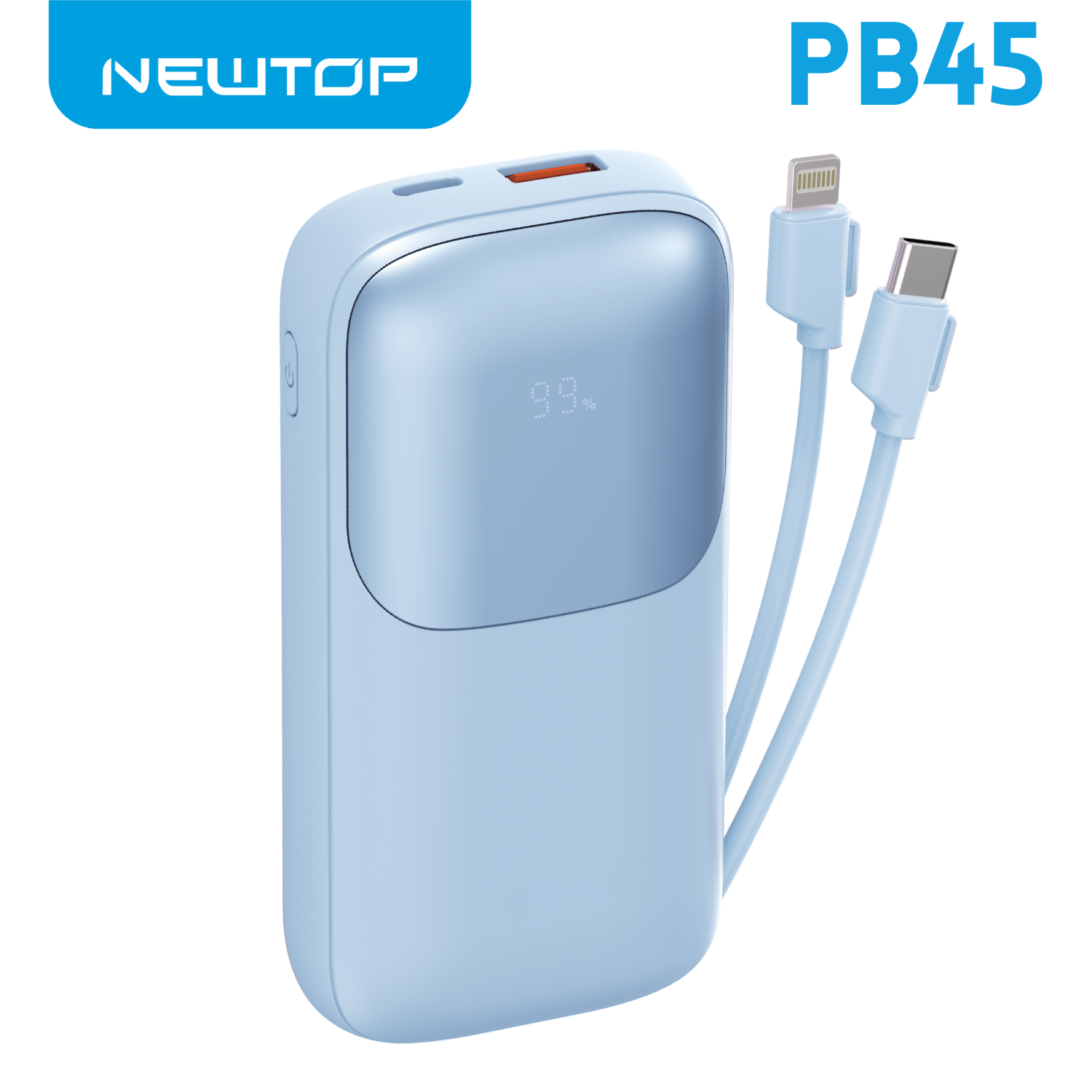 NEWTOP PB45 POWER BANK DA 22.5W CON CAVI …