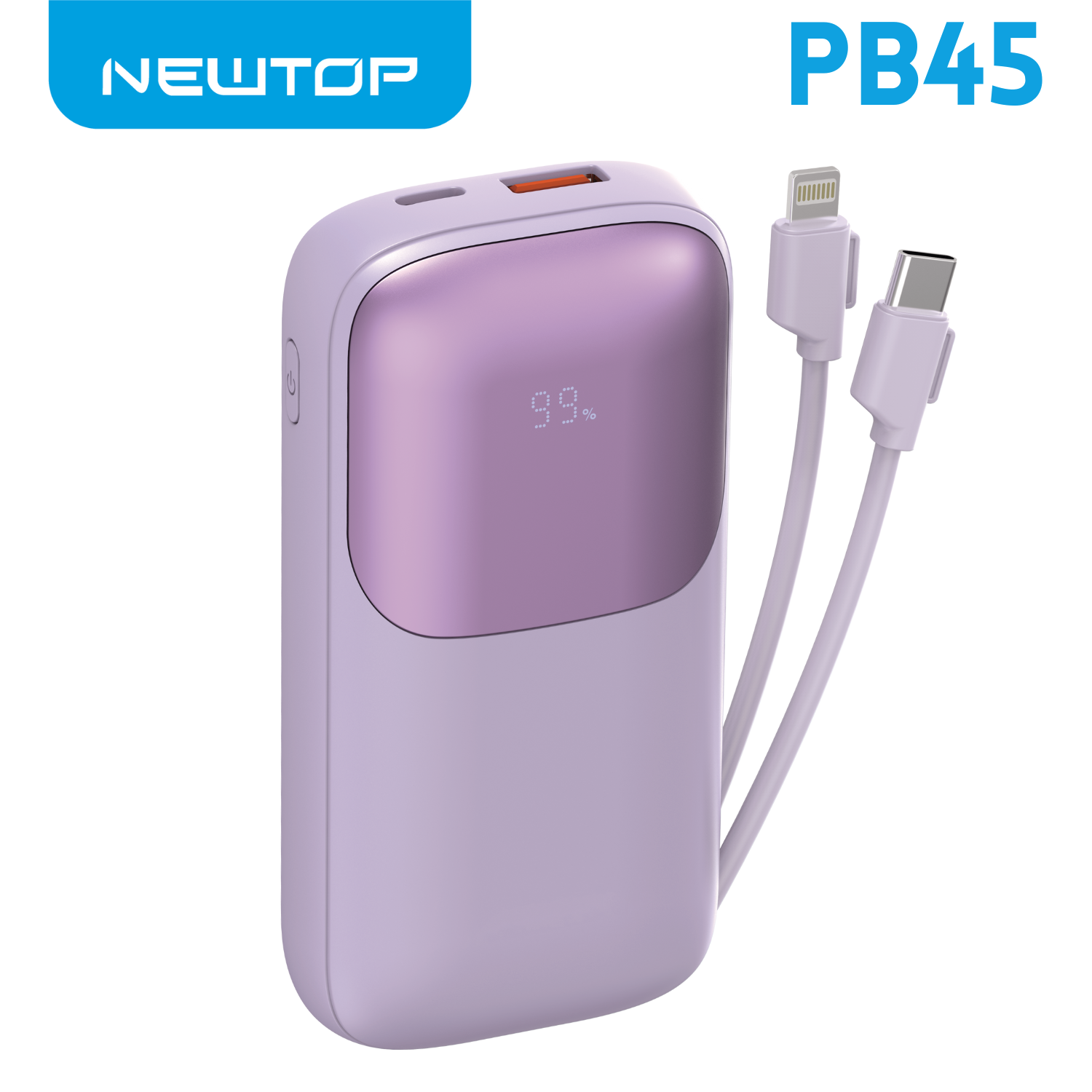 NEWTOP PB45 POWER BANK DA 22.5W CON CAVI …