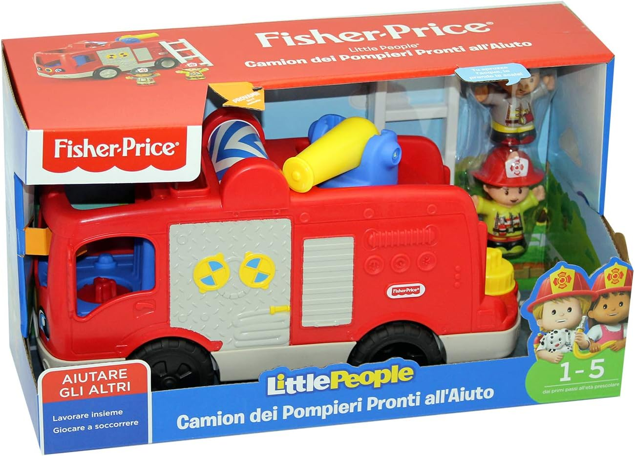 FICHER- PRICE - Little People Camion dei Pompieri …