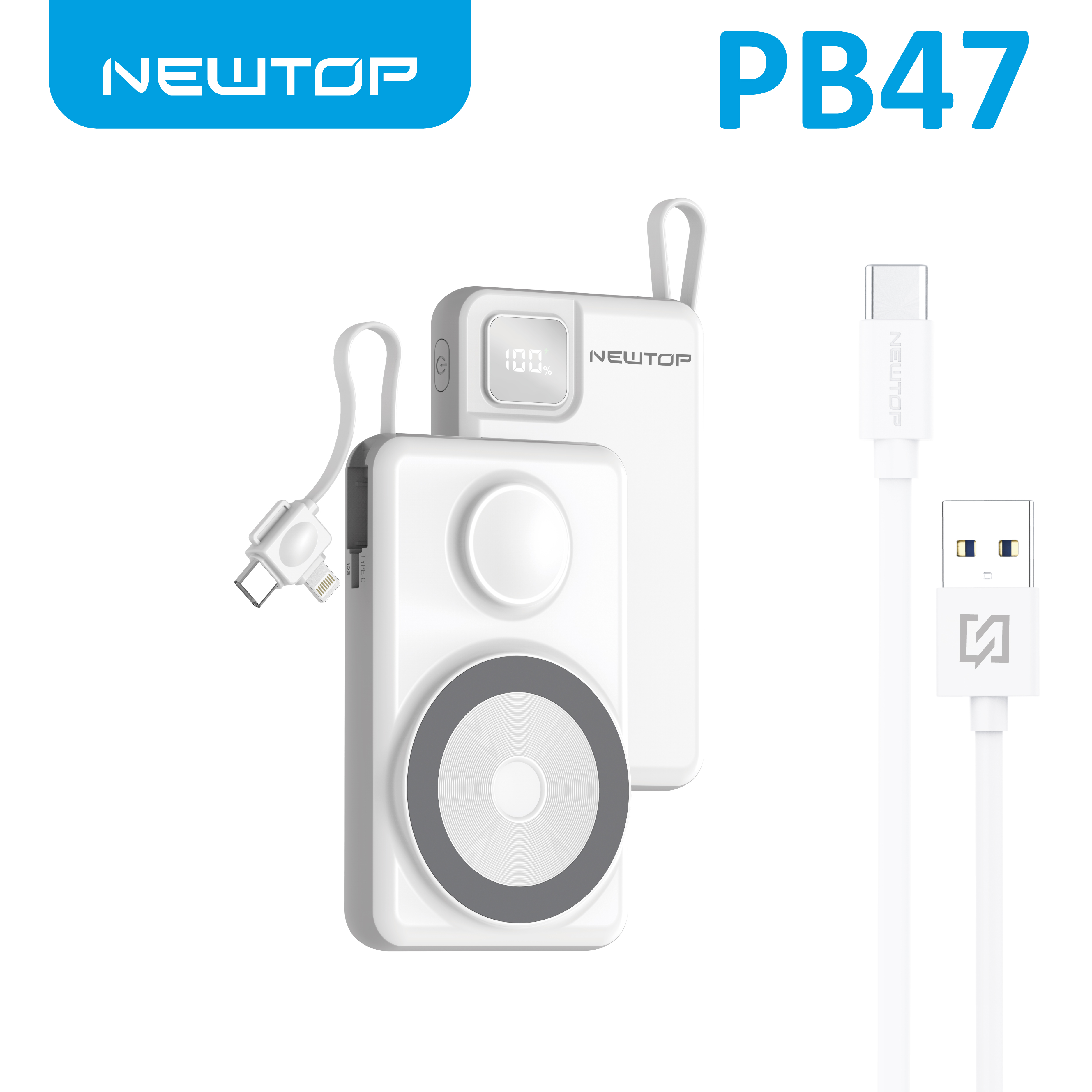 NEWTOP PB47 POWER BANK FAST CHARGING PD MAGSAFE …
