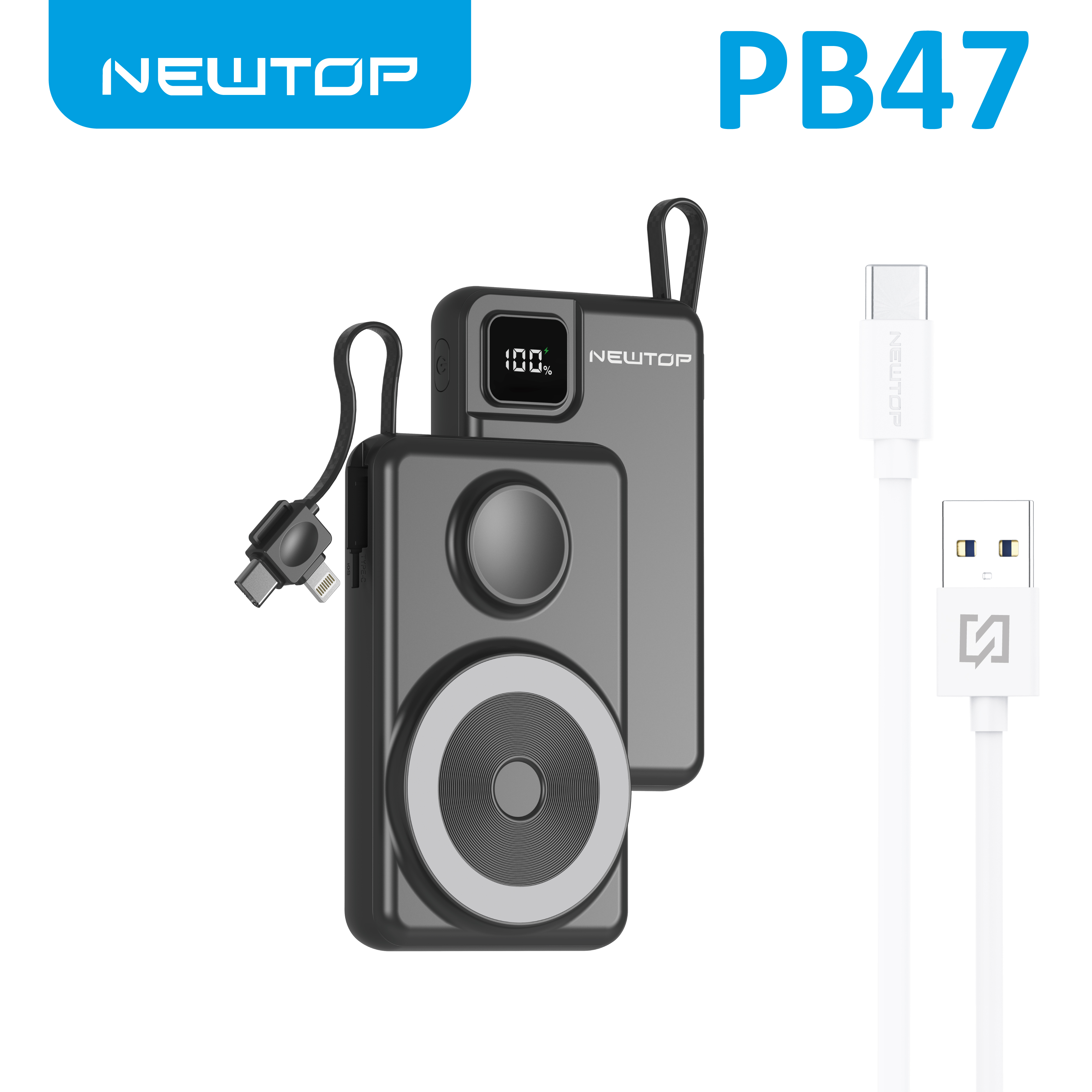 NEWTOP PB47 POWER BANK FAST CHARGING PD MAGSAFE …