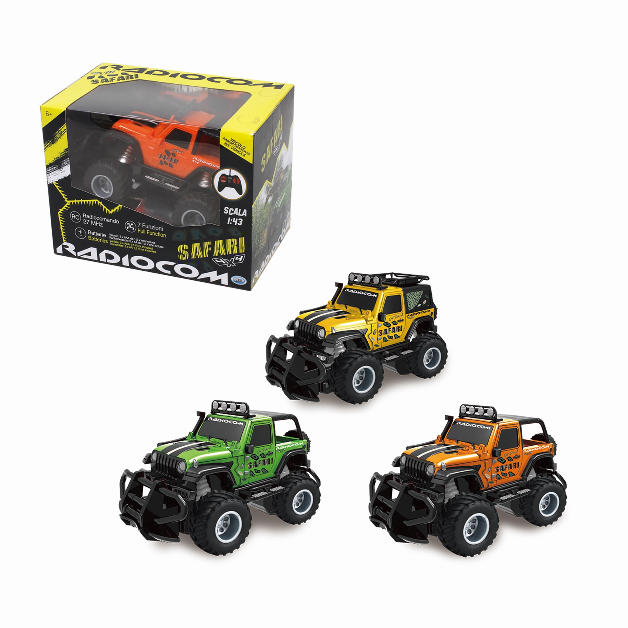 40667 Radiocom Safari sc.1:43 Fuoristrada scala 1:43 RC …
