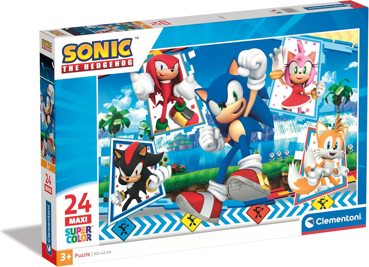 CLEMENTONI PUZZLE 24 MAXI SUPERCOLOR SONIC THE HEDGEHOG