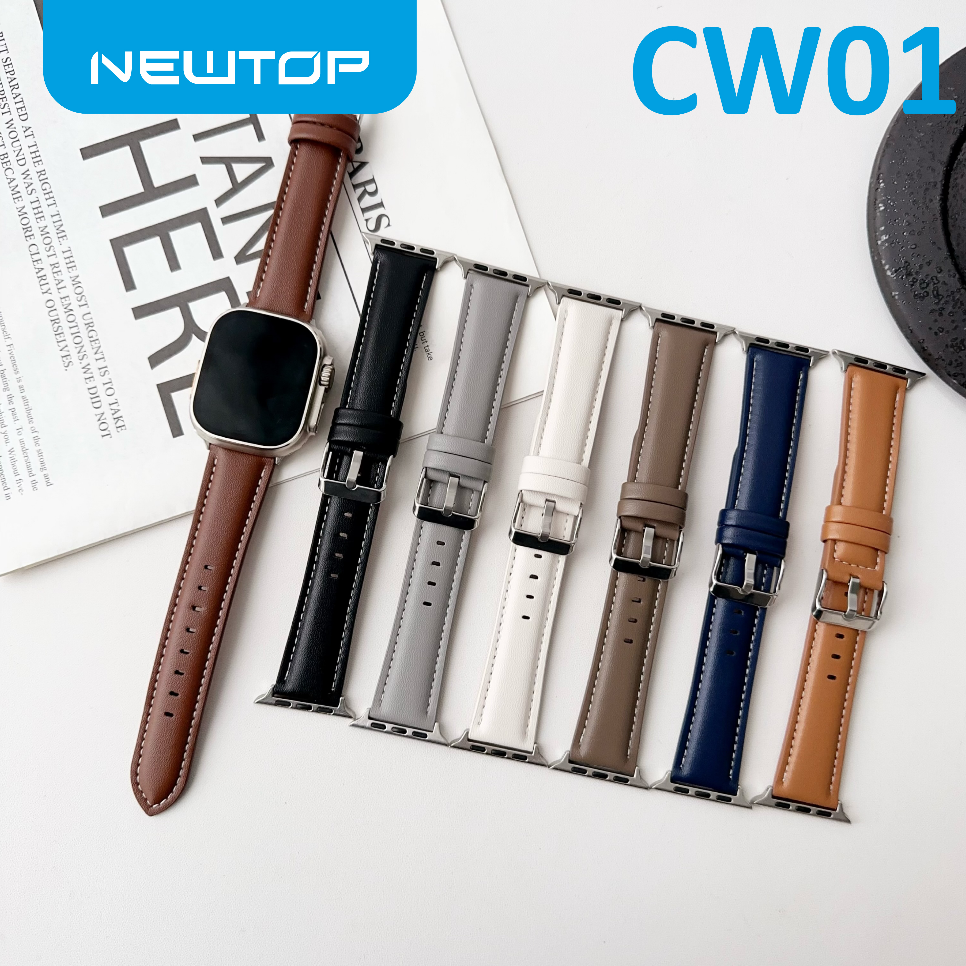 NEWTOP CW01 CINTURINO WATCH IN PELLE