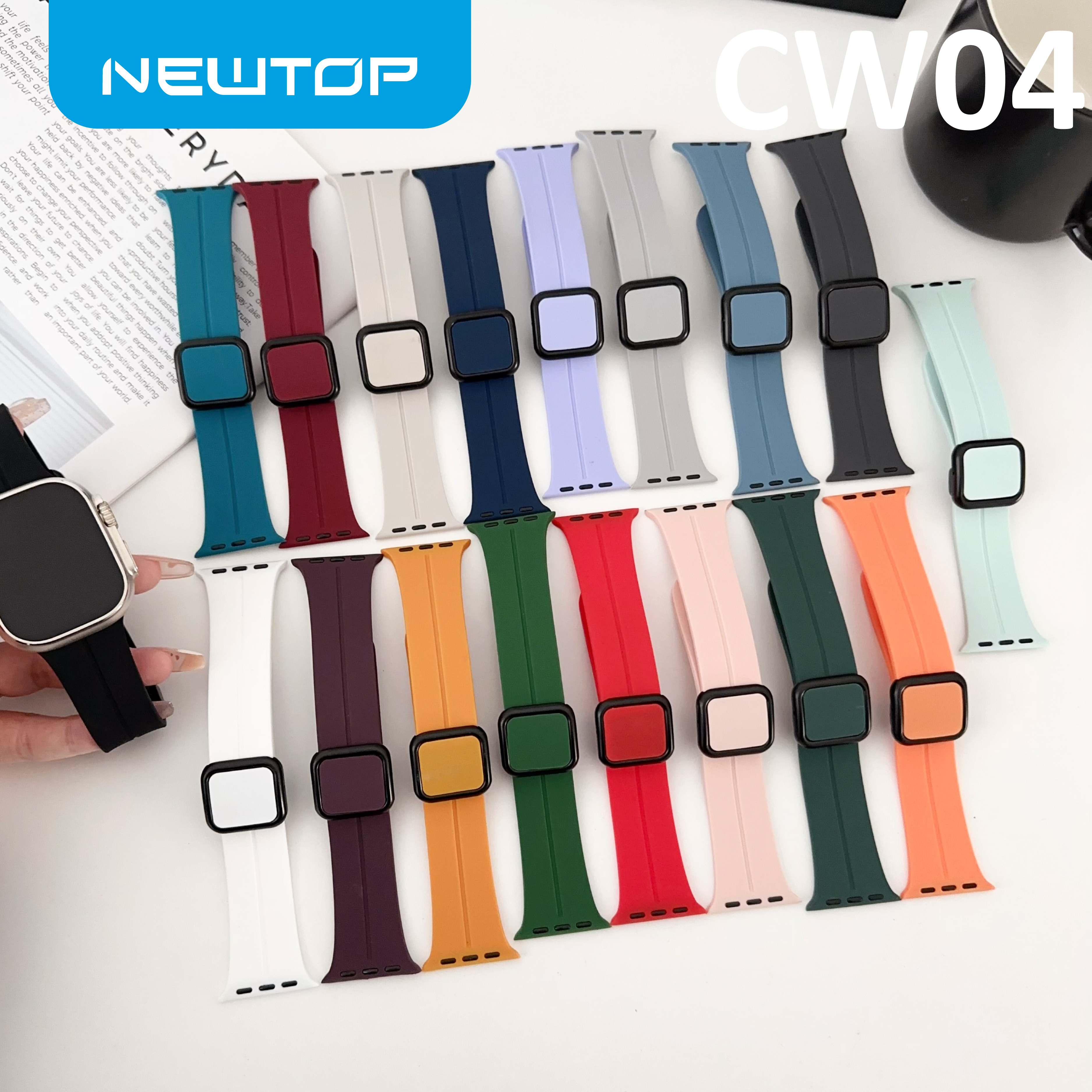 NEWTOP CW04 CINTURINO IN SILICONE 38 - 40 …
