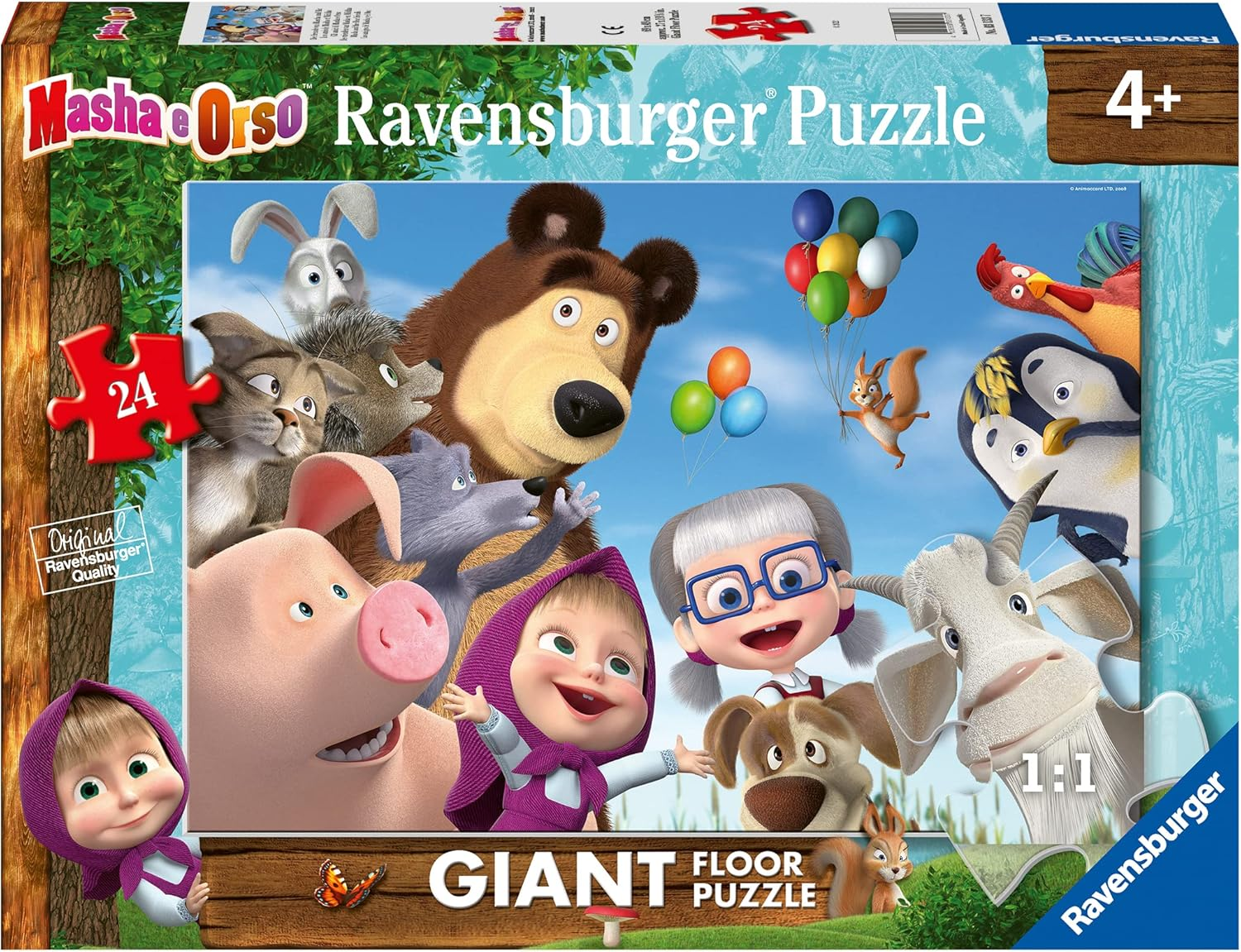 Ravensburger Puzzle 24 PC - Masha e Orso …