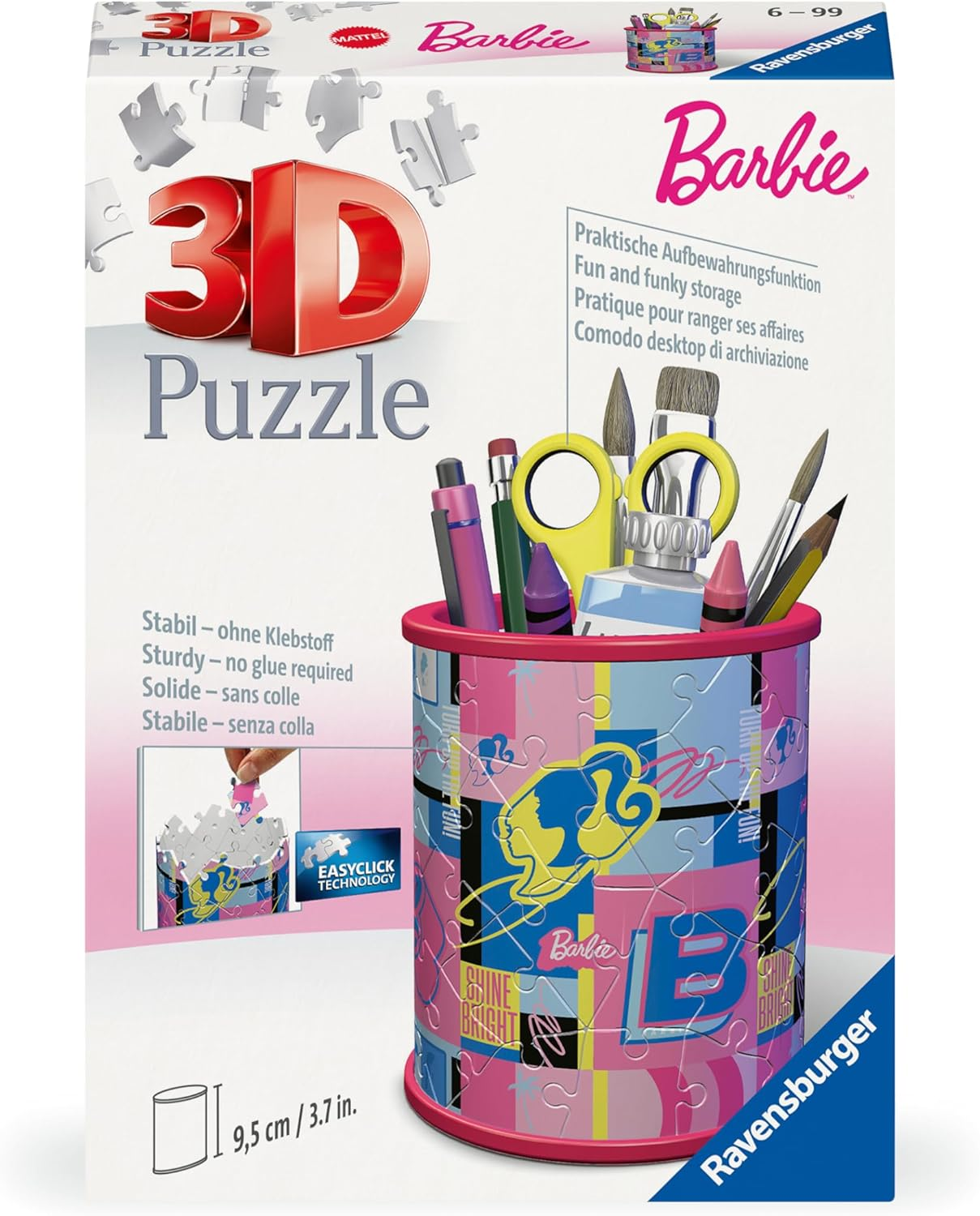 Ravensburger Puzzle 3D - Porta Penne 54 Barbie …