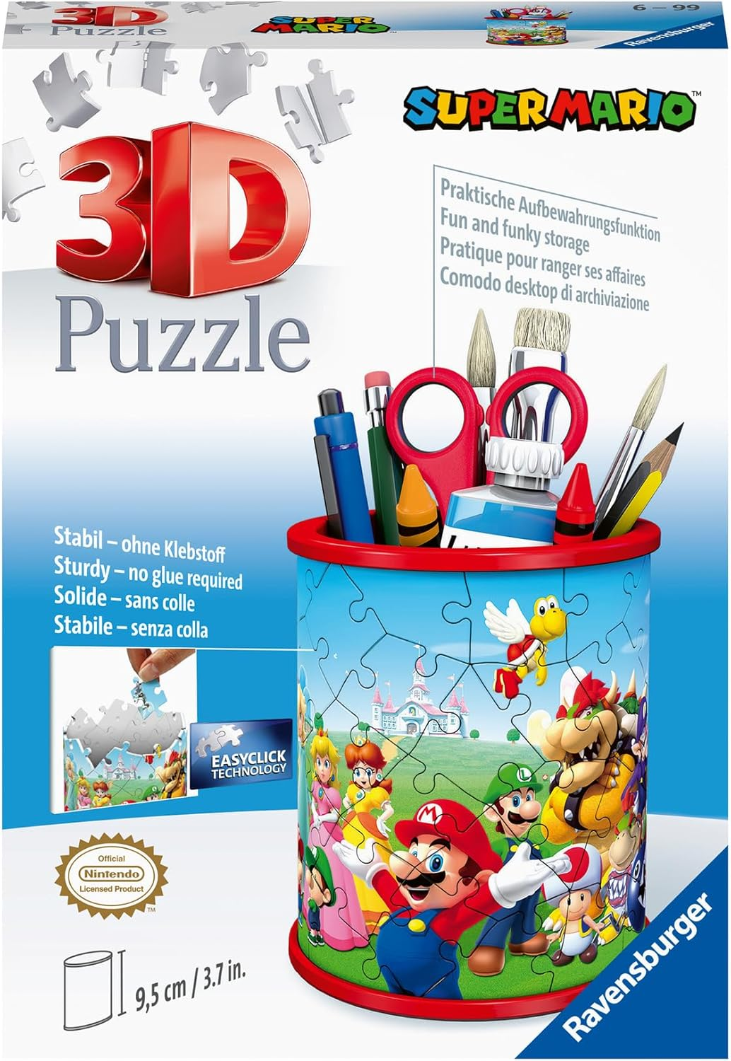 Ravensburger Puzzle 3D - PortaPenne 54 Super Mario …