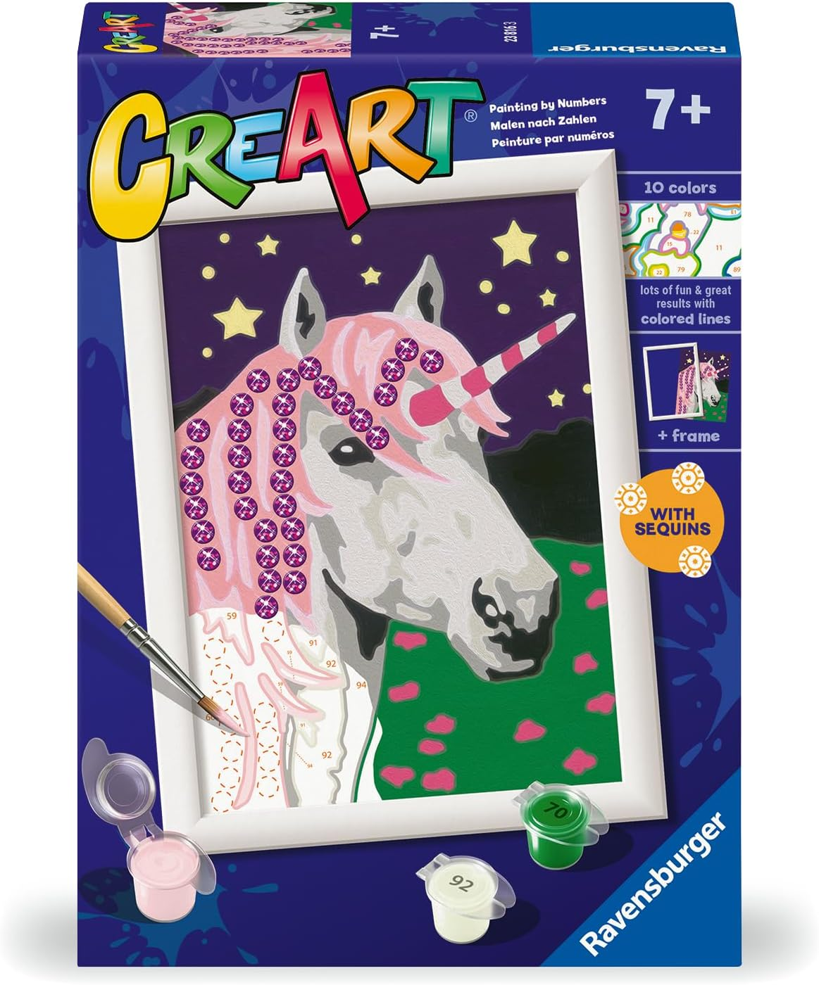 Ravensburger CreArt Serie E Classic - Unicorno con …