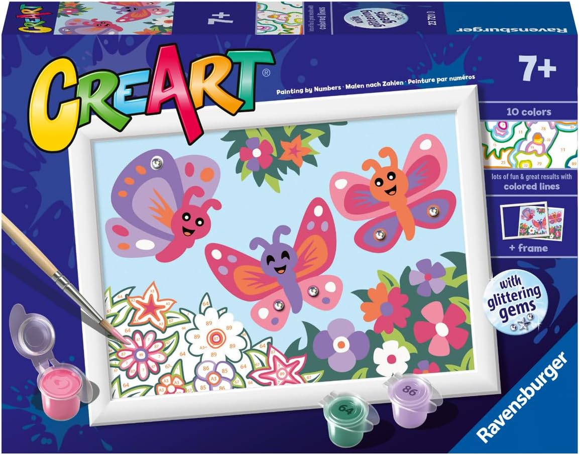 Ravensburger CreArt Serie E Classic - Farfalle glitter …
