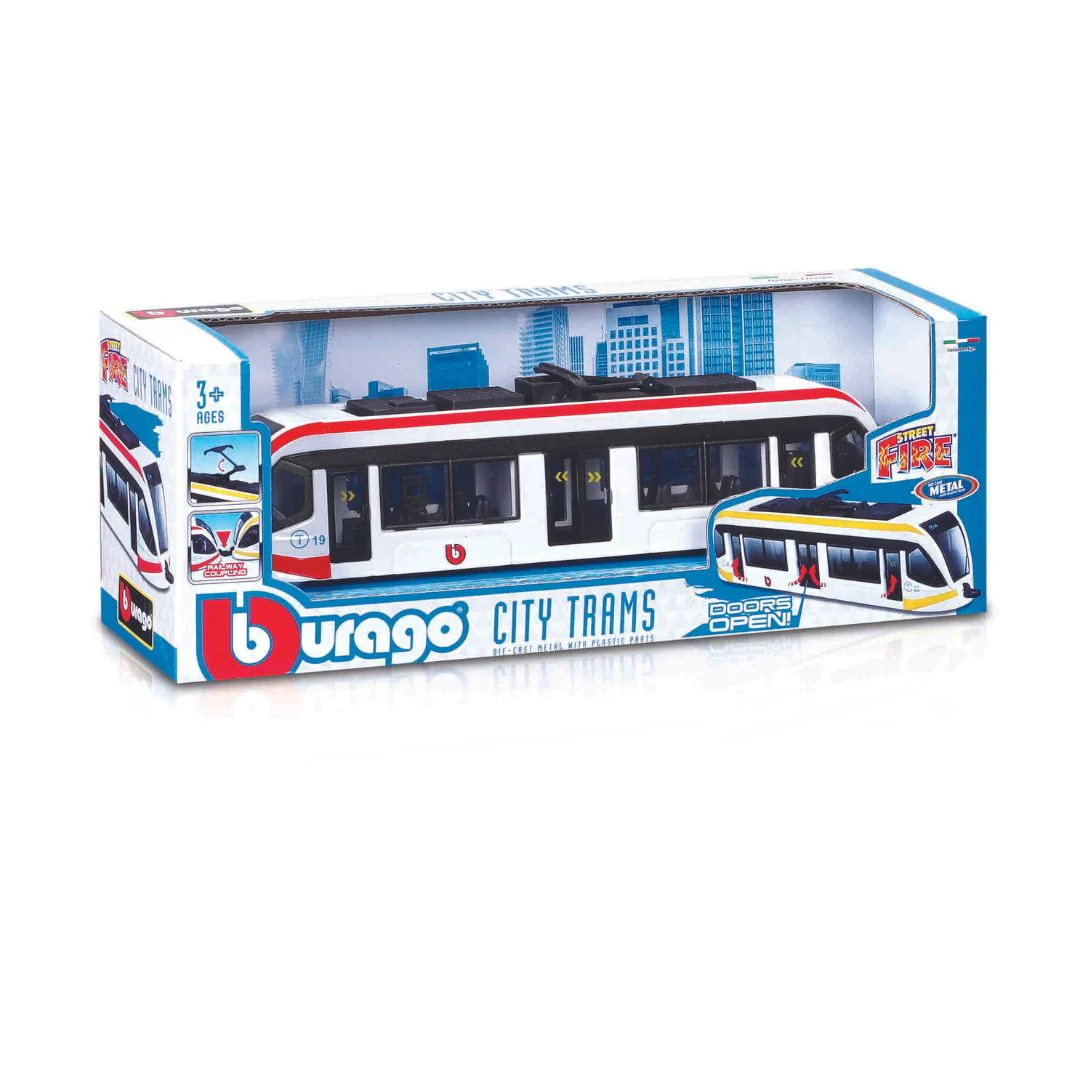 Bburago INTERCITY TRAM - MILANO CITY 19 CM …