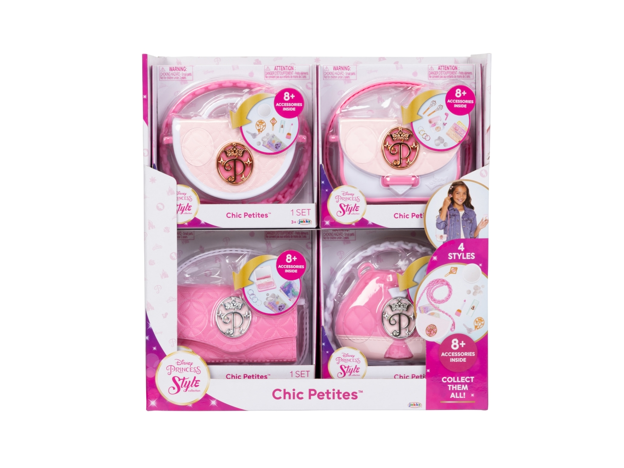 Jakks - Disney Princess Style Collection assortimento borsettine …