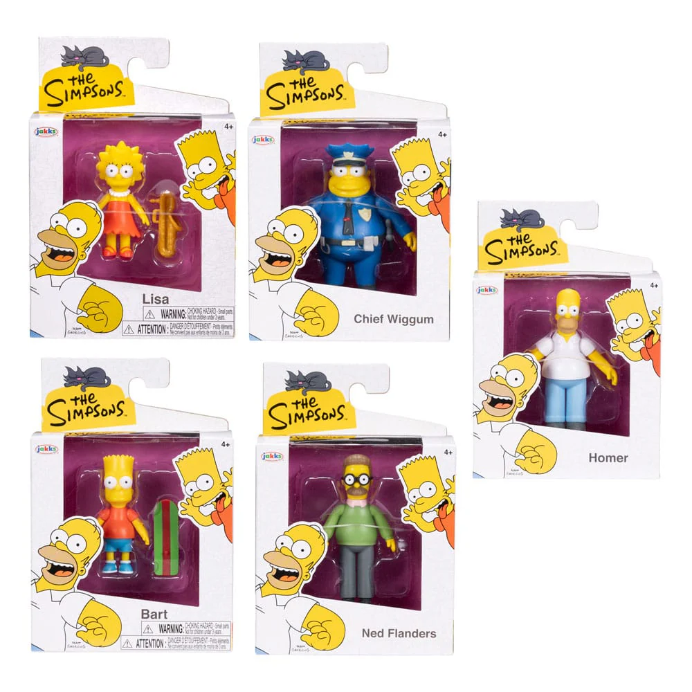 Jakks The Simpsons personaggi articolati 6 cm (serie …
